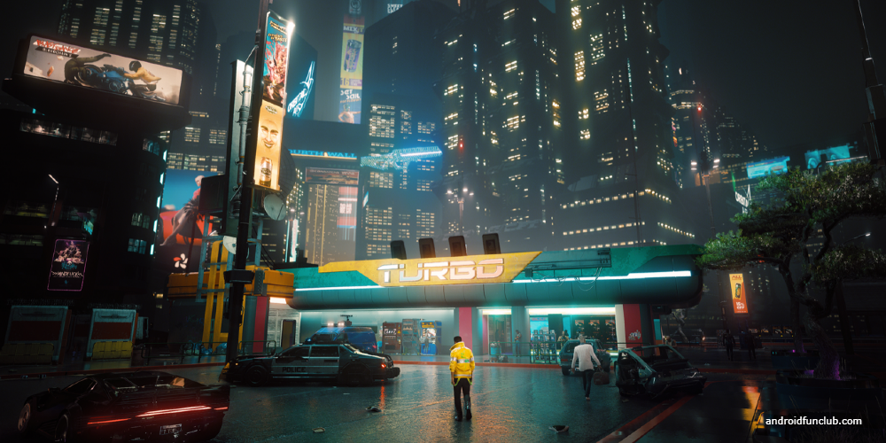 Cyberpunk 2077 game Night City